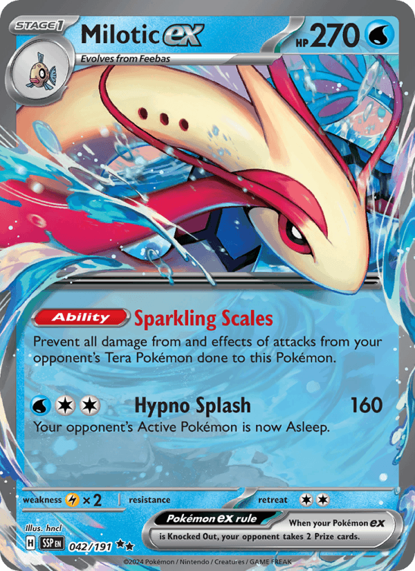 Milotic ex 042/191 — Surging Sparks