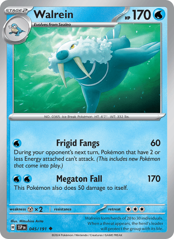 Walrein 045/191 — Surging Sparks