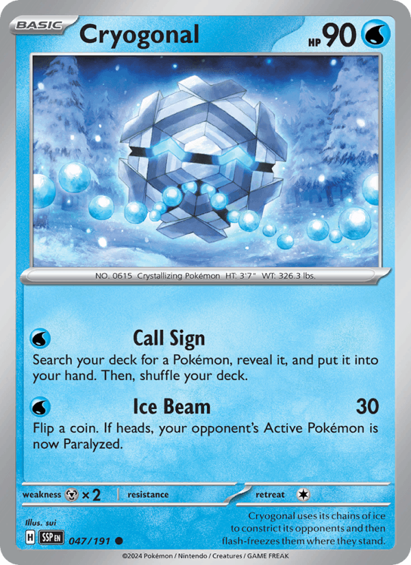 Cryogonal 047/191 — Surging Sparks