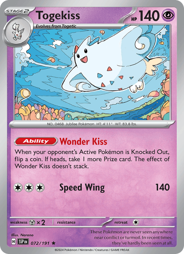Togekiss 072/191 — Surging Sparks