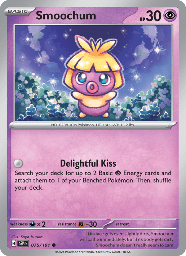 Smoochum 075/191 — Surging Sparks