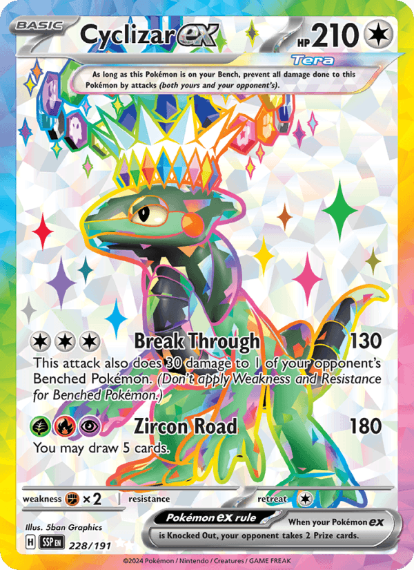228/191 — Cyclizar ex — Surging Sparks
