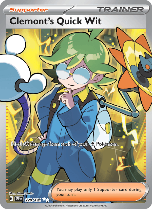 229/191 — Clemont's Quick Wit — Surging Sparks
