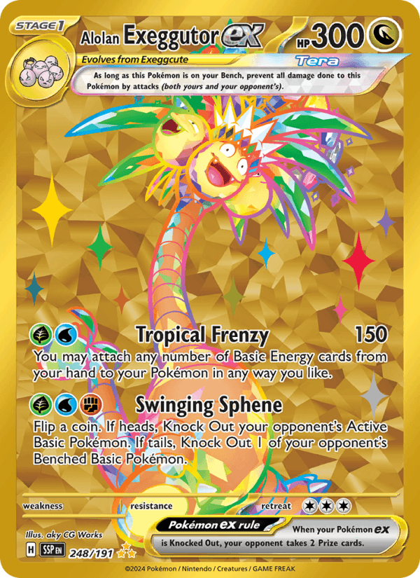 248/191 — Alolan Exeggutor ex — Surging Sparks