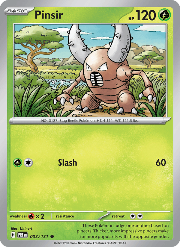 Pinsir 003/131 — Prismatic Evolutions