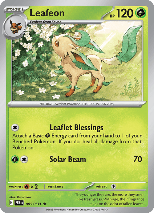 Leafeon 005/131 — Prismatic Evolutions