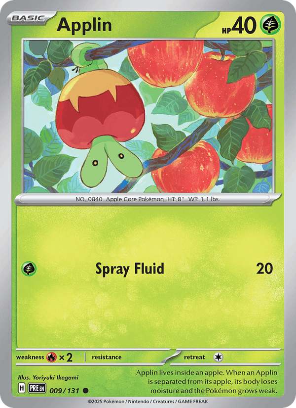 Applin 009/131 — Prismatic Evolutions