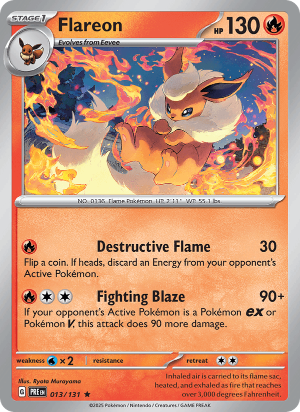 Flareon 013/131 — Prismatic Evolutions