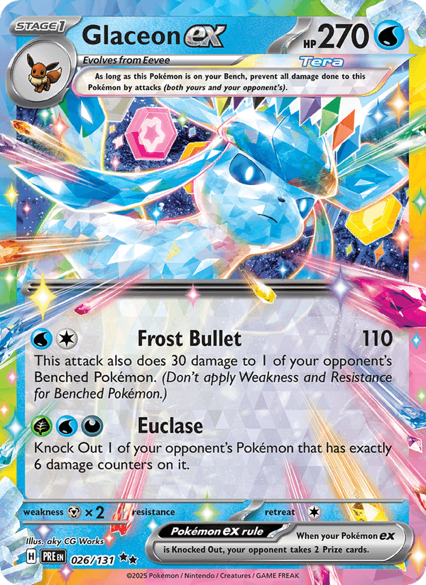 Glaceon ex 026/131 — Prismatic Evolutions