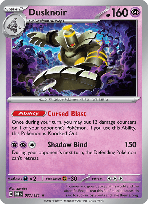Dusknoir 037/131 — Prismatic Evolutions