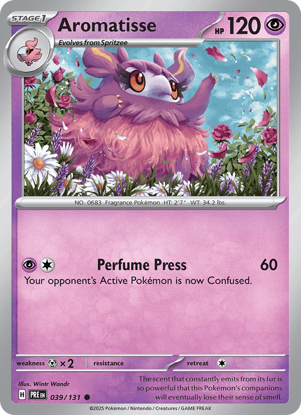 Aromatisse 039/131 — Prismatic Evolutions