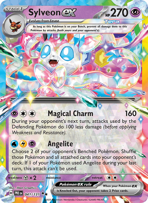 Sylveon ex 041/131 — Prismatic Evolutions