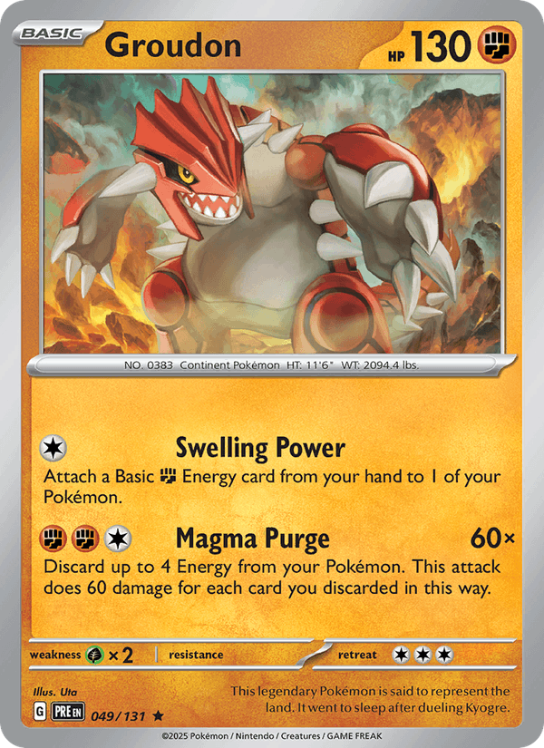 Groudon 049/131 — Prismatic Evolutions