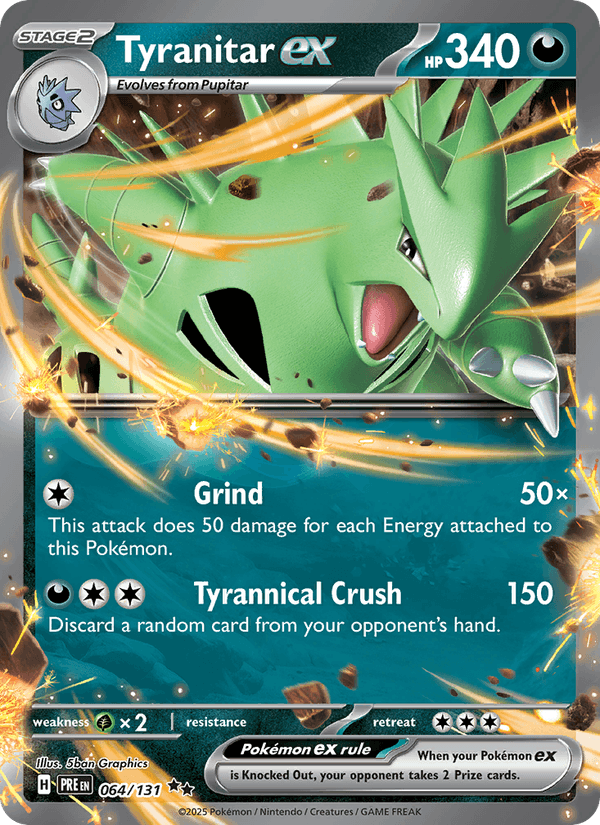 Tyranitar ex 064/131 — Prismatic Evolutions