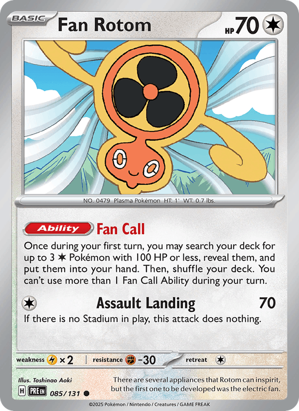 Fan Rotom 085/131 — Prismatic Evolutions