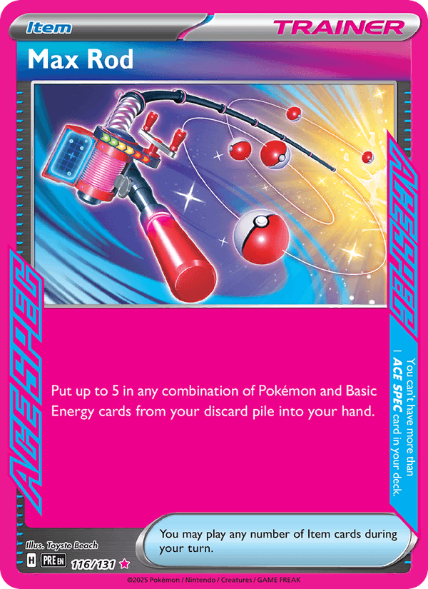 Max Rod 116/131 — Prismatic Evolutions