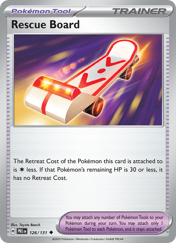 Rescue Board 126/131 — Prismatic Evolutions
