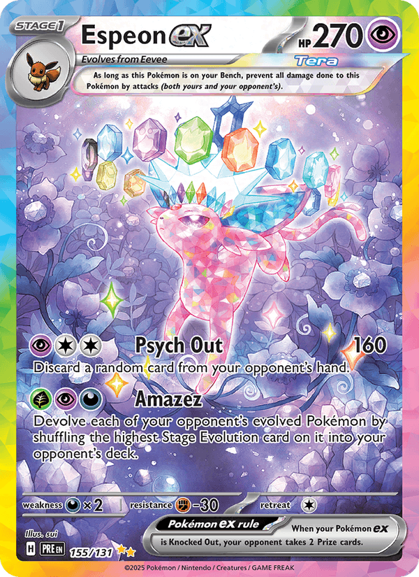 Espeon ex 155/131 — Prismatic Evolutions