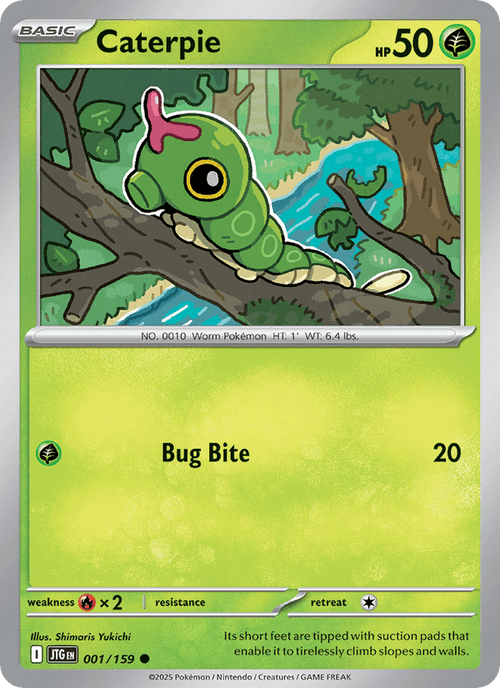 001/159 — Caterpie — Journey Together