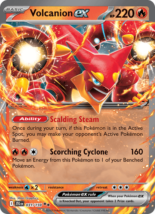 031/159 — Volcanion ex — Journey Together