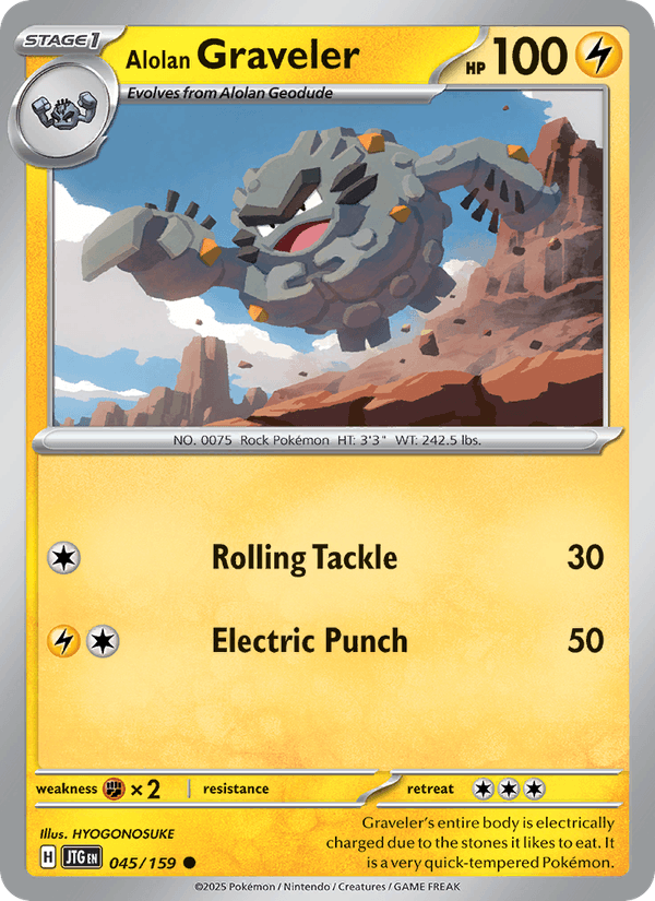 045/159 — Alolan Graveler — Journey Together
