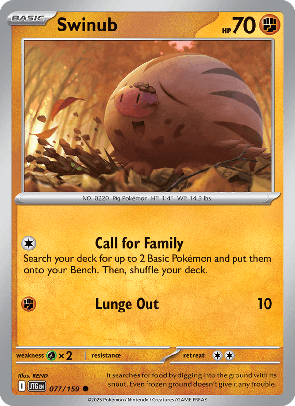 077/159 — Swinub — Journey Together