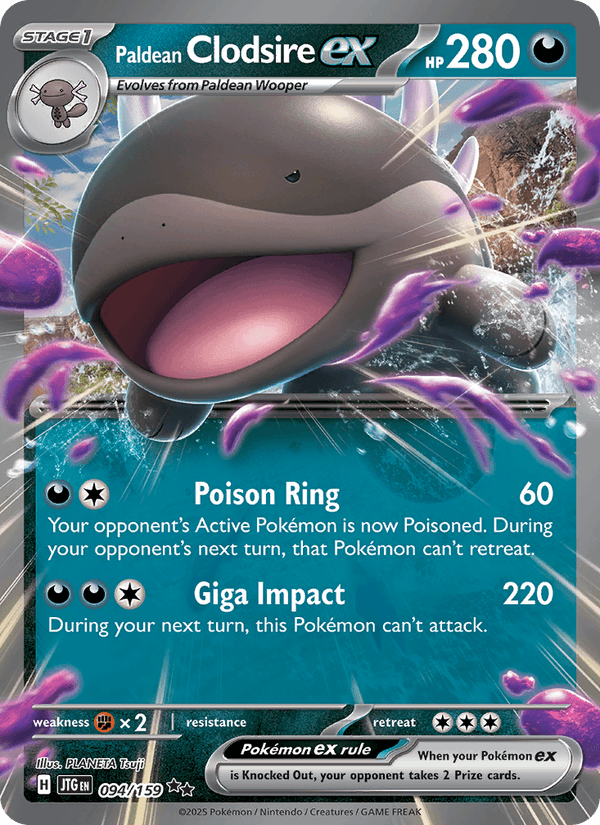 094/159 — Paldean Clodsire ex — Journey Together