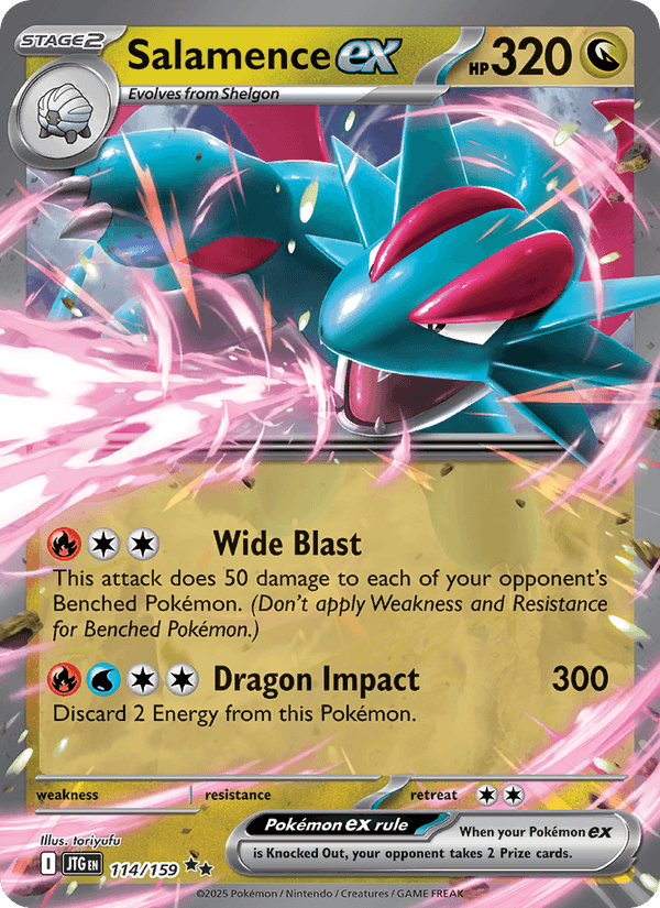 114/159 — Salamence ex — Journey Together