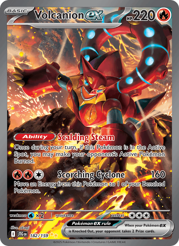 182/159 — Volcanion ex — Journey Together