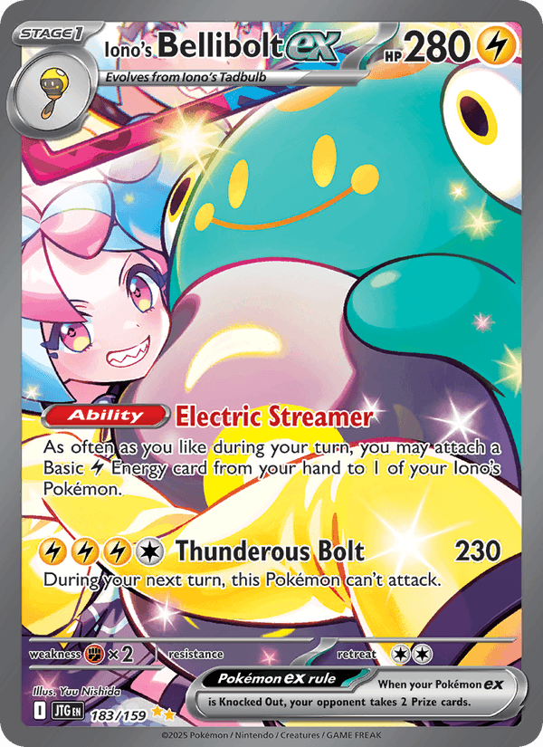 183/159 — Iono's Bellibolt ex — Journey Together