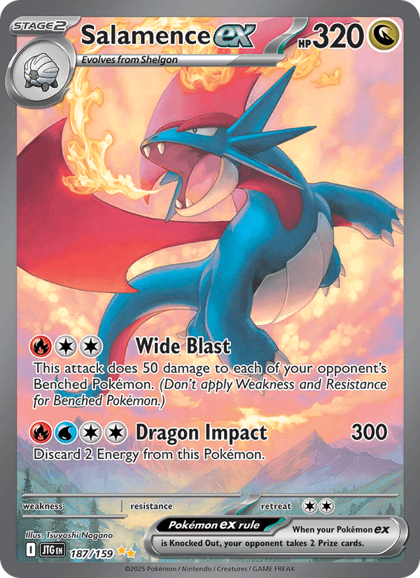 187/159 — Salamence ex — Journey Together