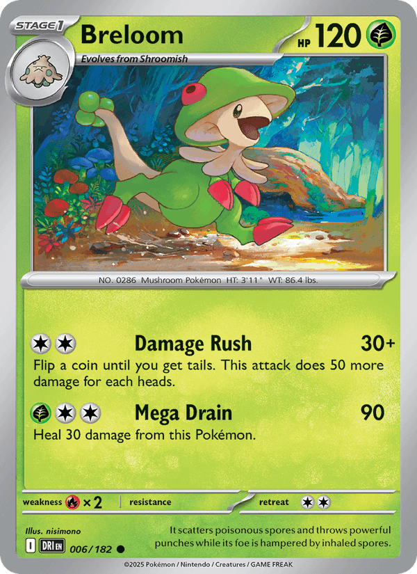 006/182 — Breloom — Destined Rivals