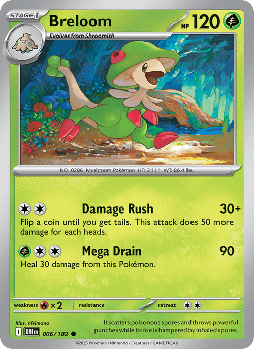 006/182 — Breloom — Destined Rivals