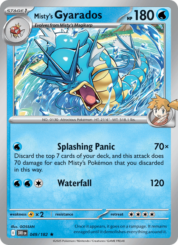 049/182 — Misty's Gyarados — Destined Rivals