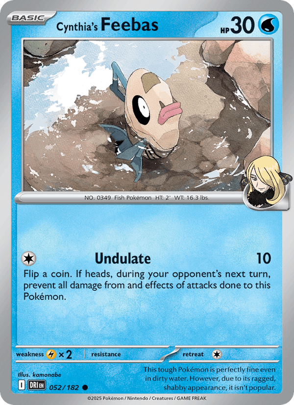 052/182 — Cynthia's Feebas — Destined Rivals