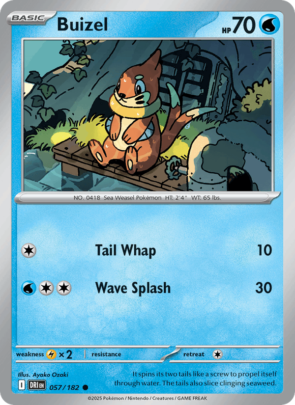 057/182 — Buizel — Destined Rivals