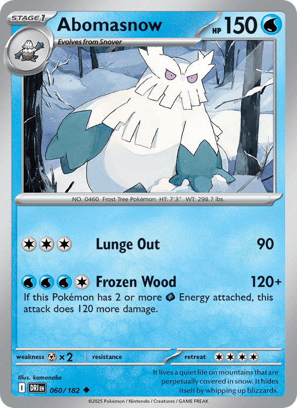 060/182 — Abomasnow — Destined Rivals