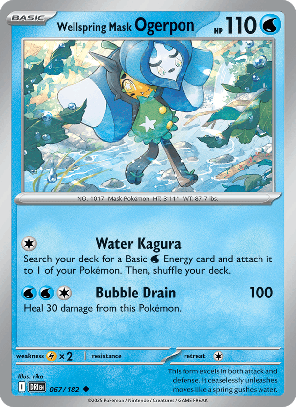 067/182 — Wellspring Mask Ogerpon — Destined Rivals