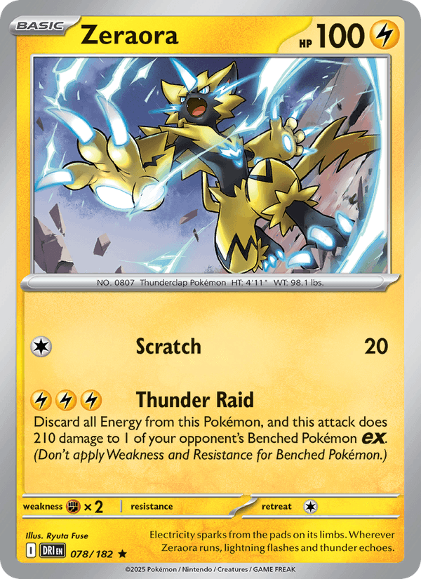 078/182 — Zeraora — Destined Rivals