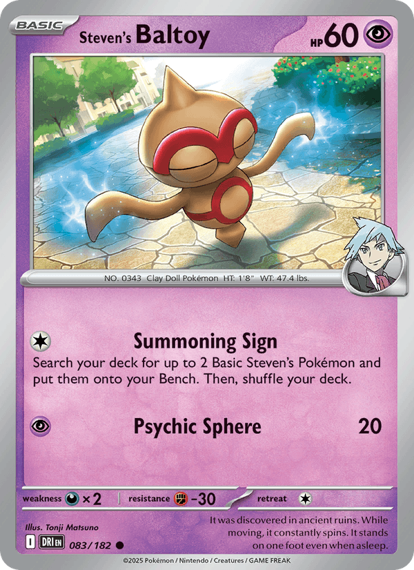 083/182 — Steven's Baltoy — Destined Rivals