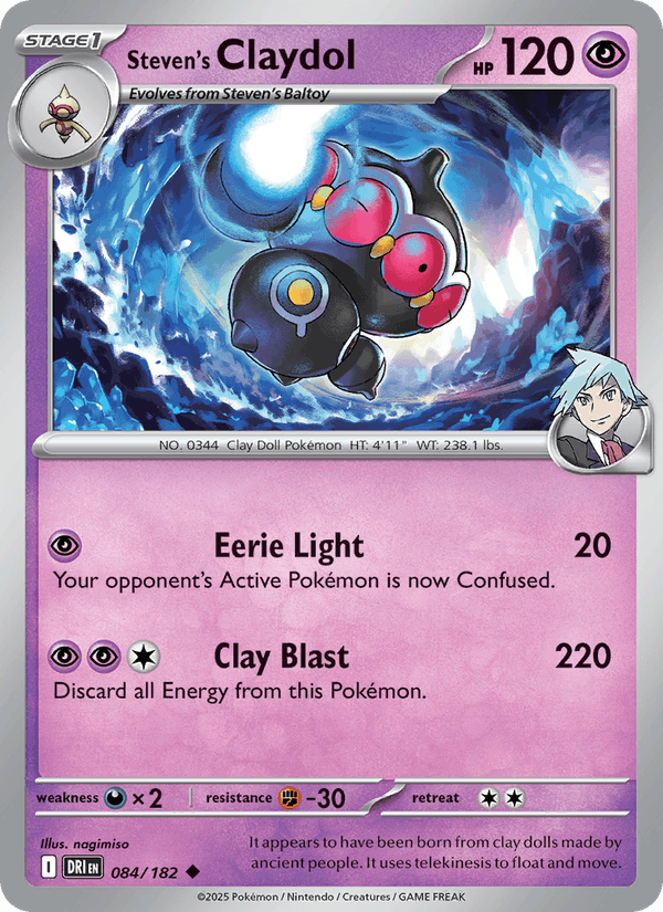 084/182 — Steven's Claydol — Destined Rivals