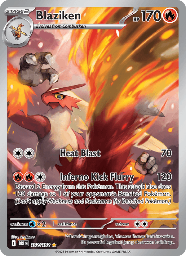 192/182 — Blaziken — Destined Rivals
