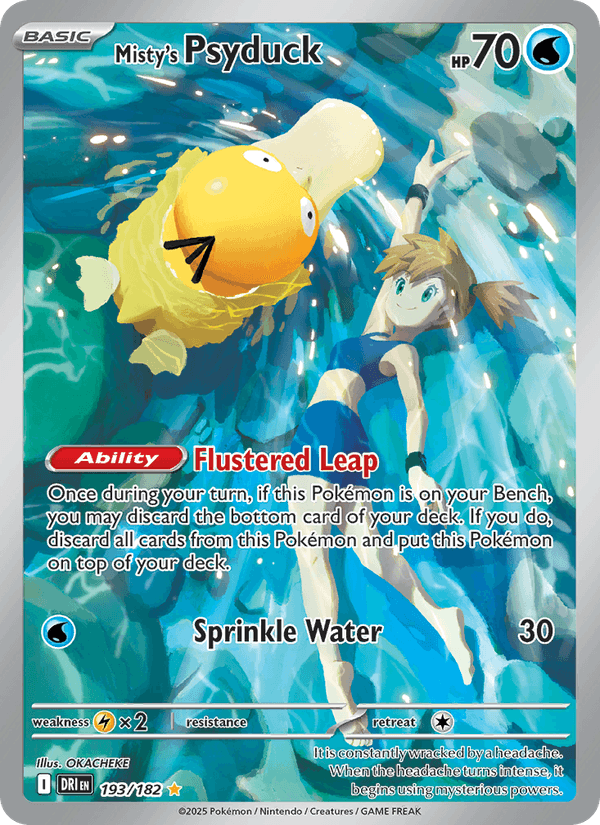193/182 — Misty's Psyduck — Destined Rivals
