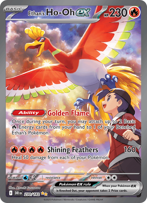 230/182 — Ethan's Ho-Oh ex — Destined Rivals