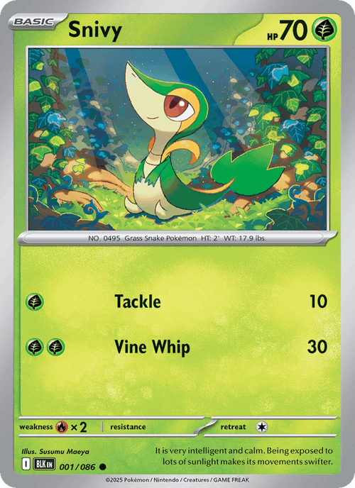 001/86 — Snivy — Black Bolt
